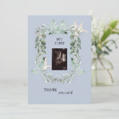 Ultrasound Foto Foliage Funny Danke Baby (Stehend Vorderseite)