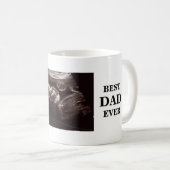 Ultrasound Foto Pater wird der beste Vater aller Z Kaffeetasse (VorderseiteRechts)