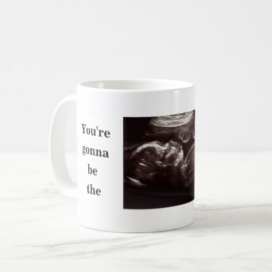 Ultrasound Foto Pater wird der beste Vater aller Z Kaffeetasse (Vorderseite Links)
