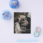 Ultrasound Foto Skript kommt bald Schwangerschaft Flyer (Einzeln)