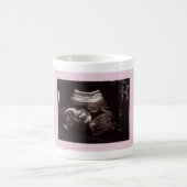 Ultrasound Foto Vater-to-be Bester Vater je rosa Kaffeetasse (Mittel)