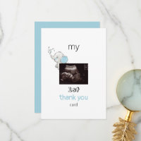 Ultrasound Funny 1 danke Ihnen Card Baby View