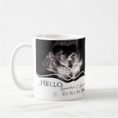 Ultrasound Grandparents Pregnancy Announcement Kaffeetasse (Links)