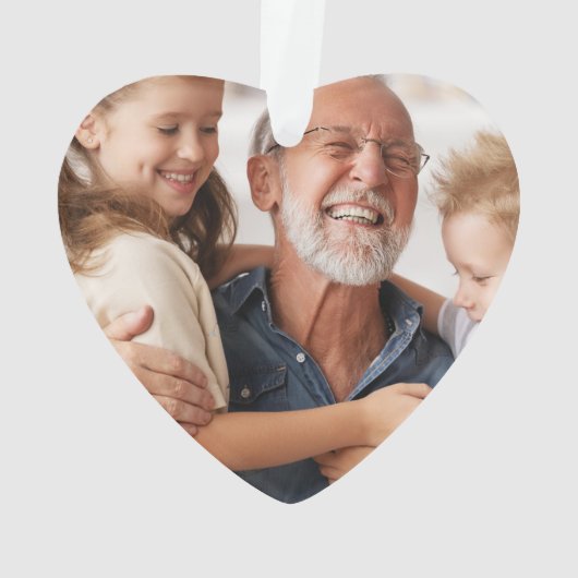 Ultrasound Grandparents Pregnancy Announcement Ornament (Rückseite)