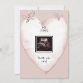 Ultrasound Heart & Butterfly Funny Danke