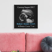 Ultrasound mit Name & Picture Leinwand Wall Hängen (Insitu (Wohnzimmer))