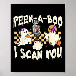 Ultrasound Niedlich Ghost Halloween Spooky-Saison Poster