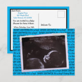 Ultrasound Picture Baby Dusche Einladung Postkarte (Vorne/Hinten)