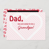 Ultrasound Pregnancy Reveal von Opa Valentin Ankündigung (Vorne/Hinten)