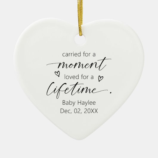 Ultrasound Säugling Loss Baby Memorial Keepake Keramik Ornament (Vorne)