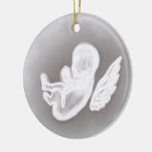 Ultrasound-Schneegel Keramik Ornament (Links)