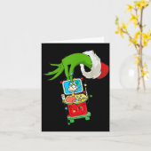 Ultrasound Sonographer Merry Christmas Xmas Pajama Karte (Gelbe Blume)