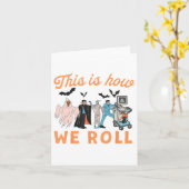 Ultrasound Tech Ghosts Vascular Tech Sonographe H Karte (Gelbe Blume)