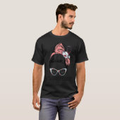 Ultrasound Tech Life Funny Messy Bun Sonographer S T-Shirt (Vorne ganz)