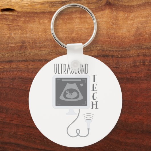 Ultrasound Tech Schlüsselanhänger (Vorderseite)