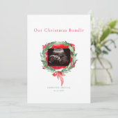 Ultrasound Watercolor Truck Weihnachtsjunge (Stehend Vorderseite)