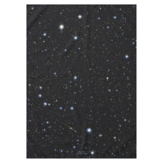 Ultratiefe Sternfeldansicht aus dem Universum des  Tischdecke (Vorderseite)