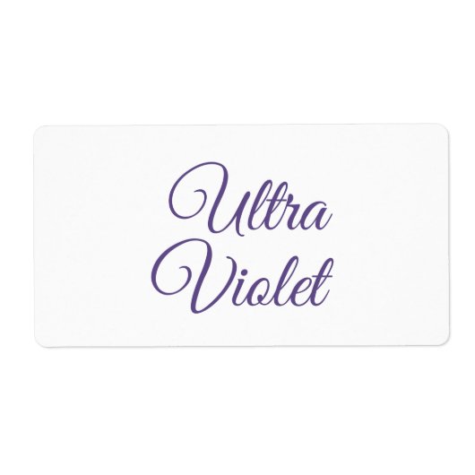 Ultraviolett-Farbe 2018 (Vorne)