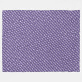 Ultraviolett-Farbe 2018 Fleecedecke (Vorderseite (Horizontal))