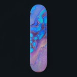 Ultraviolett-helles Abstraktes Marmor Kunst Skateboard<br><div class="desc">Dieses Design kann personalisiert sein, indem Sie die Option anpassen, um Text hinzuzufügen oder andere Änderungen. Wenn dieses Produkt die Möglichkeit hat, das Design auf einen anderen Gegenstand zu übertragen, stellen Sie bitte sicher, dass das Design auf die Anforderungen angepasst wird, falls erforderlich. Kontaktieren Sie mich unter colorflowcreations@gmail.com , wenn...</div>