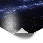 Ultraviolett-Lila-Andromeda-Galaxie-Raum Fotodruck (Ecke)