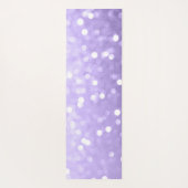 Ultraviolett-lila funkelnd-Bügelmonogramm Yogamatte (Rückseite)