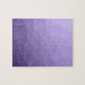 Ultraviolett lila geometrisches Messmuster Puzzle (Horizontal)