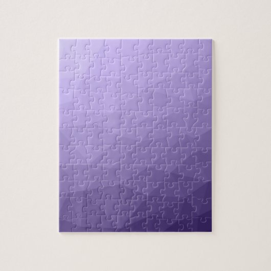 Ultraviolett lila geometrisches Messmuster Puzzle (Vertikal)