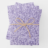 Ultraviolett-lila Glitzer-Glitzern Geschenkpapier Set (Beispiel)