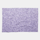 Ultraviolett-lila Glitzer-Glitzern Geschirrtuch (Horizontal)