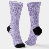 Ultraviolett-lila Glitzer-Glitzern Socken (Gewinkelt)