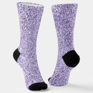 Ultraviolett-lila Glitzer-Glitzern Socken