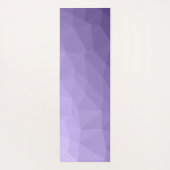 Ultraviolett-lila Maschenmuster Monogram Yogamatte (Rückseite)