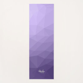 Ultraviolett-lila Maschenmuster Monogram Yogamatte