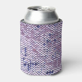 Ultraviolett-Sequin: Glitzer Shiny Texture. Dosenkühler (Kanne Vorderseite)