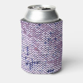 Ultraviolett-Sequin: Glitzer Shiny Texture. Dosenkühler (Kanne Rückseite)