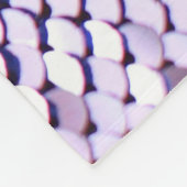 Ultraviolett-Sequin: Glitzer Shiny Texture. Fleecedecke (Ecke)