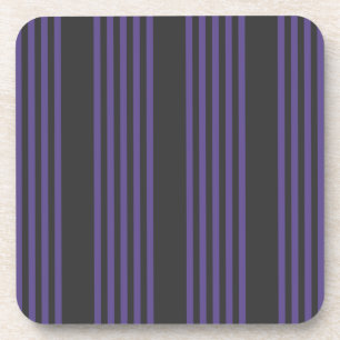 Ultraviolett- und Holzkohle-5-Streifen-Muster Getränkeuntersetzer