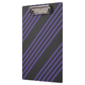 Ultraviolett- und Holzkohle-5-Streifen-Muster Klemmbrett (Links)