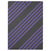 Ultraviolett- und Holzkohle-5-Streifen-Muster Klemmbrett (Rückseite)