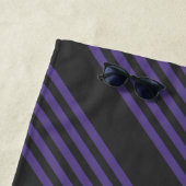 Ultraviolett- und Holzkohle-5-Streifen-Muster Strandtuch (Beispiel)