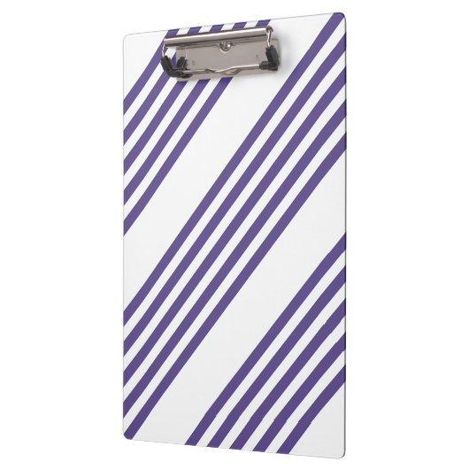 Ultraviolett und weiß, fünf Streifen Klemmbrett (Links)