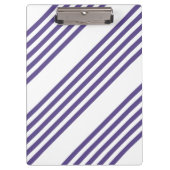 Ultraviolett und weiß, fünf Streifen Klemmbrett (Vorderseite)