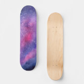 Ultraviolette Galaxie Skateboard (Vorderseite)