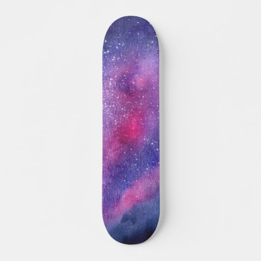Ultraviolette Galaxie Skateboard (Vorne)