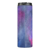 Ultraviolette Galaxie Thermosbecher (Rückseite)