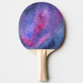 Ultraviolette Galaxie Tischtennis Schläger (Rückseite)
