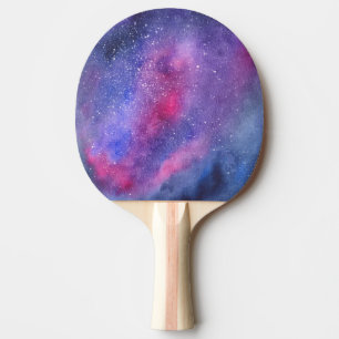 Ultraviolette Galaxie Tischtennis Schläger