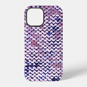 Ultraviolette lebendige Pailletten Glitter glänzen iPhone 12 Hülle