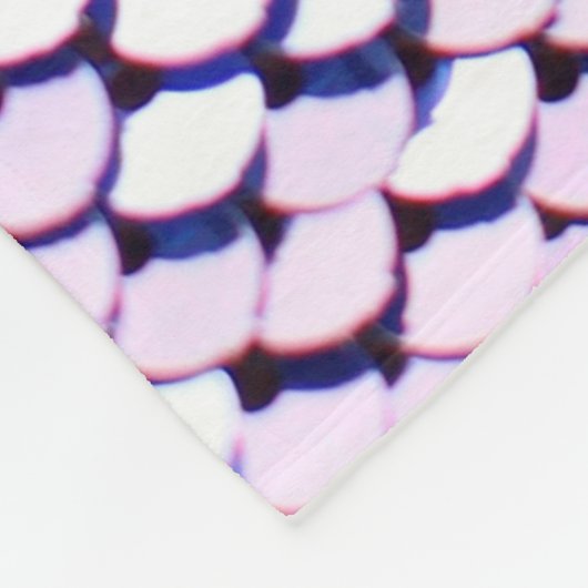 Ultraviolette, lebendige Sequenzer Glitzer glänzen Fleecedecke (Ecke)